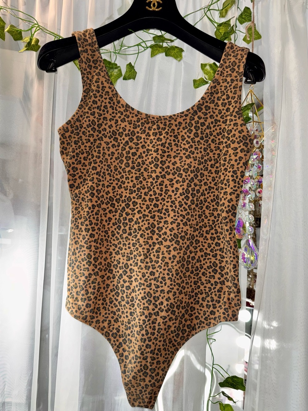 American Eagle Outfitters Leopard Print Bodysuit size M - Picture 2 of 5